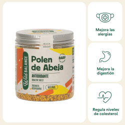 Bote de polen de abeja orgánico Wild Balance para perros y gatos, suplemento antioxidante natural 2