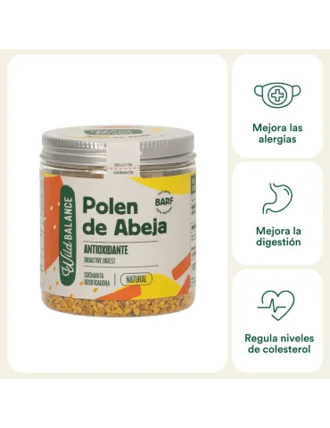 Wild Balance Polen de Abeja Orgánico, 100 g para perros y gatos 2