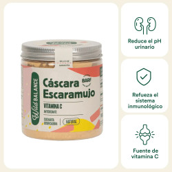 Bote de suplemento natural de cáscara de escaramujo para perros Wild Balance, antioxidante con vitamina C 2