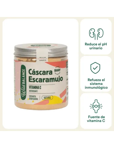 Wild Balance Cáscara de Escaramujo, 100 g para perros y gatos 2
