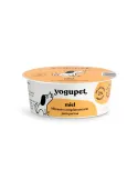 Yogupet miel alimento complementario para perros, tarrina blanca con etiqueta color miel