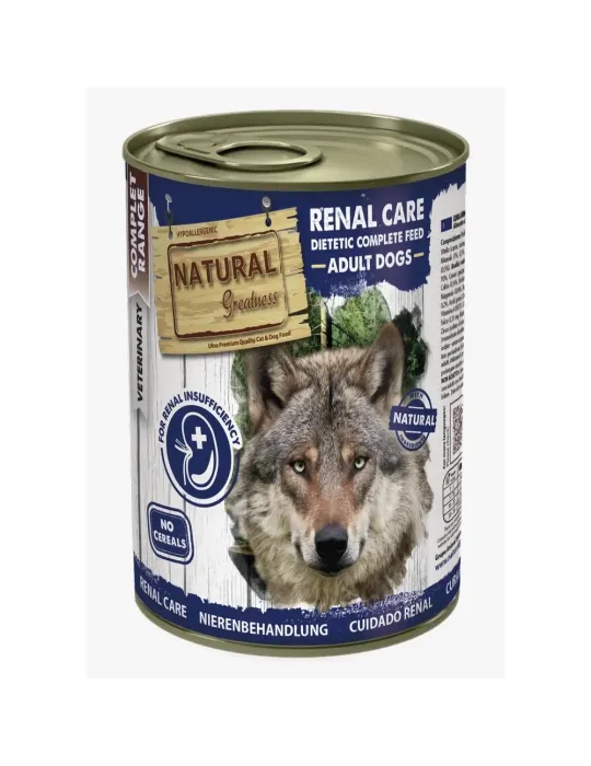 Natural Greatness Renal-Oxalate para perros, lata de 400 g