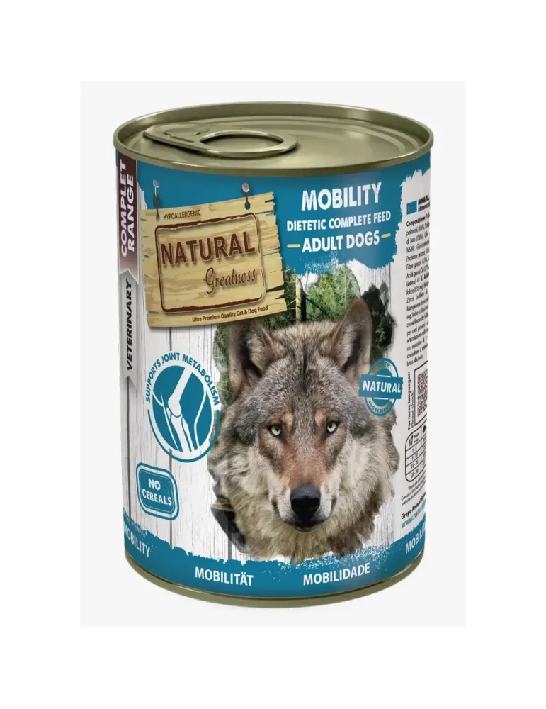 Natural Greatness Joint & Mobility para perros, lata de 400 g