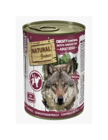 Natural Greatness Obesity & Diabetic para perros, lata de 400 g