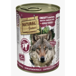 Lata de alimento húmedo Natural Greatness Obesity Control para perros con sobrepeso