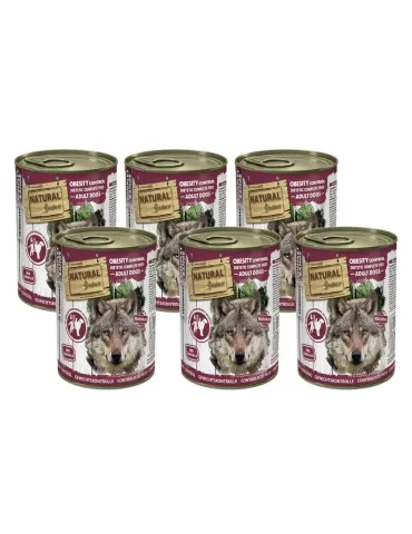 Natural Greatness Obesity & Diabetic para perros, lata de 400 g 2