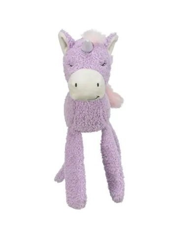juguete peluche unicornio lila 33 cm para perro 2