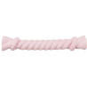 Juguete cuerda que cruje de 30 cm para perro, marca Trixie, diseño en tonos claros/rosados (varios colores)