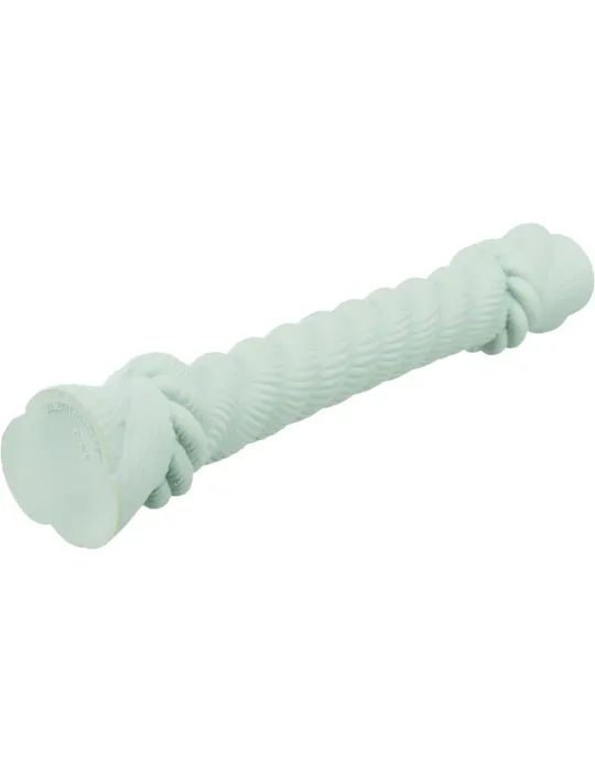 Cuerda mordedor para perros Trixie Junior, 15 cm, látex verde menta, vista lateral
