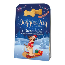 Galletas navideñas para perros Doggye Bag sabor salmón – snack festivo 180 g