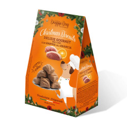 Galletas navideñas para perro Doggye Bag sabor anatra (all’arancia) 180 g
