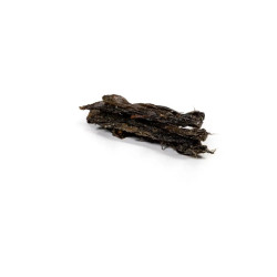 Piel de palmeta deshidratada para perros, snack natural de pescado rico en proteínas.