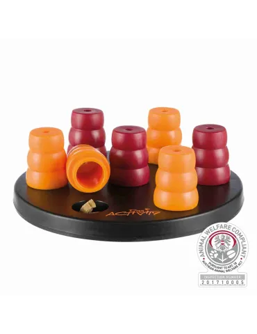 Juego de inteligencia para perros Dog Activity Mini Solitario Nivel 1 con piezas encajables que esconden snacks, estimulación me