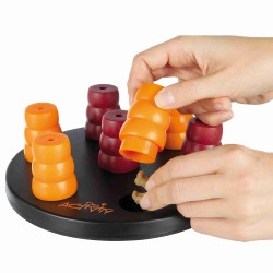 Juego de inteligencia para perros Dog Activity Mini Solitario Nivel 1 con piezas encajables que esconden snacks, estimulación me 2