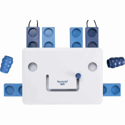 Dog Activity Move2Win cerrado, juguete interactivo para perros con piezas de tirar y deslizar. 2