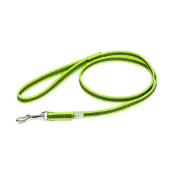 Correa entretejida neón Julius-K9 de 1.20 metros y 14 mm para perros.