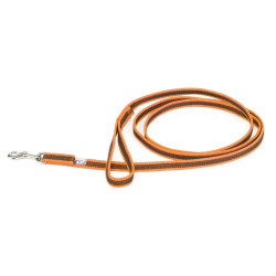 Correa entretejida naranja Julius-K9 de 1.20 metros y 14 mm para perros. 2