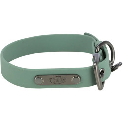 Collar para perro Trixie de PVC en color verde menta, con hebilla metálica, anilla de sujeción y ojales reforzados, ideal para u 2