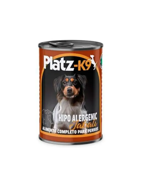 Platz-K9 Hipoalergénico de jabalí para perros, lata de 400 g