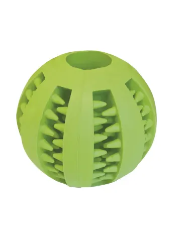 Pelota Dental — vista de la pelota verde con relieve