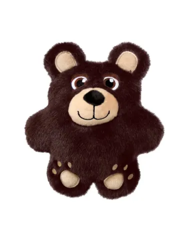 Juguete para perro KONG Snuzzles con forma de oso marrón, peluche sonoro con embalaje original. 2