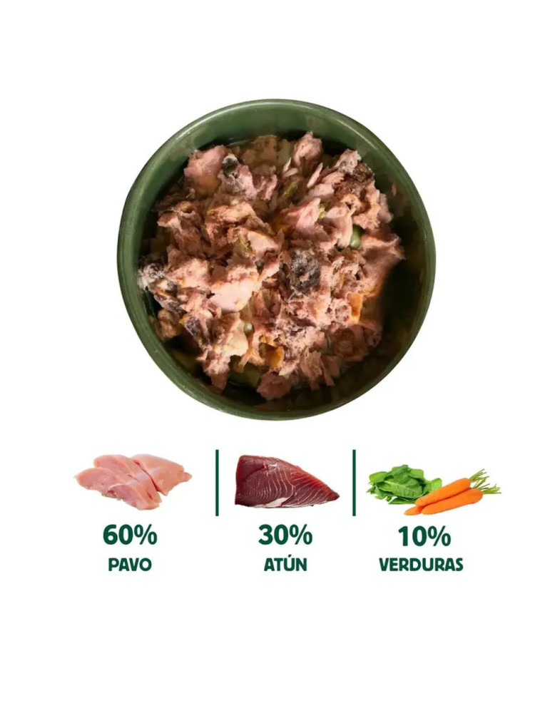 Wild Balance Comida Húmeda Cocinada de Atún y Pavo