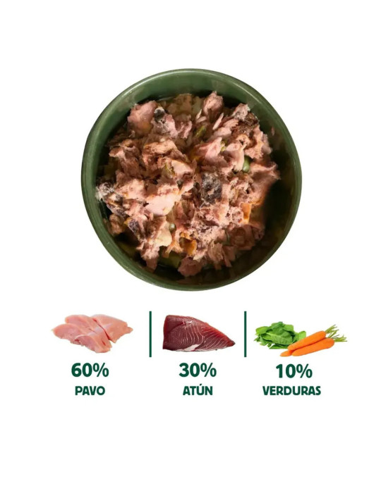 Wild Balance Comida Húmeda Cocinada de Atún y Pavo
