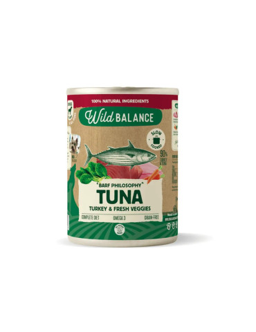 Wild Balance Comida Húmeda Cocinada de Atún y Pavo