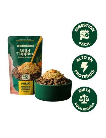 Wild Balance Topper Salsa Gourmet de Pollo, 85 g para perros 2