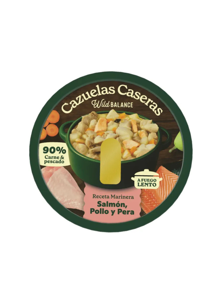 Wild Balance Cazuela Casera de Salmón, Pollo y Pera
