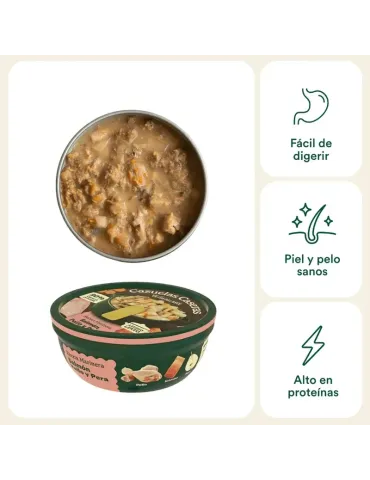Wild Balance Cazuela Casera de Salmón, Pollo y Pera, 280 g para perros 2