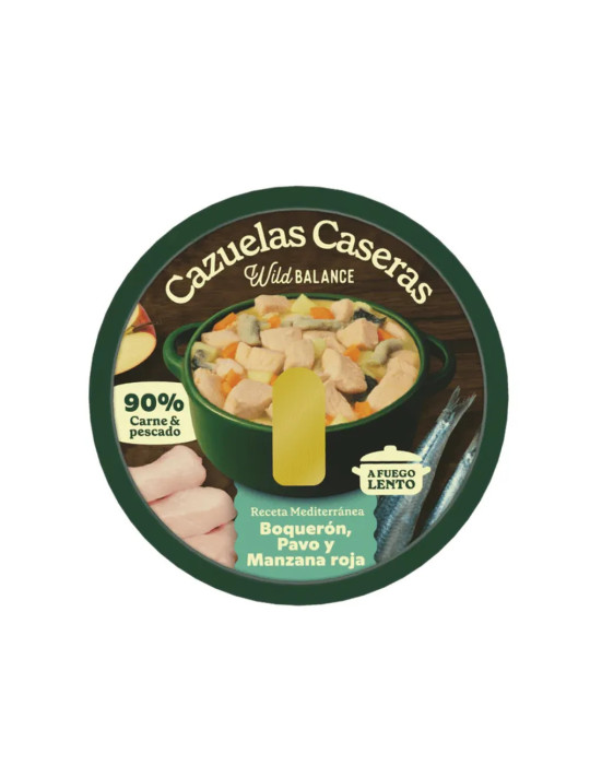 Wild Balance Cazuela Casera de Boquerón, Pavo y Manzana