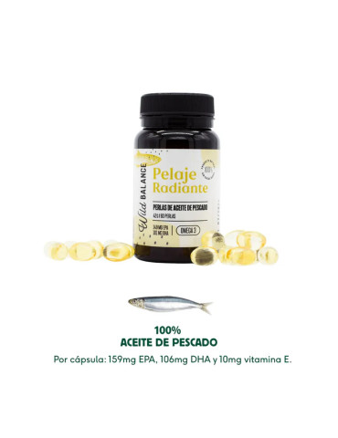 Wild Balance Pelaje Radiante Cápsulas Omega 3 2
