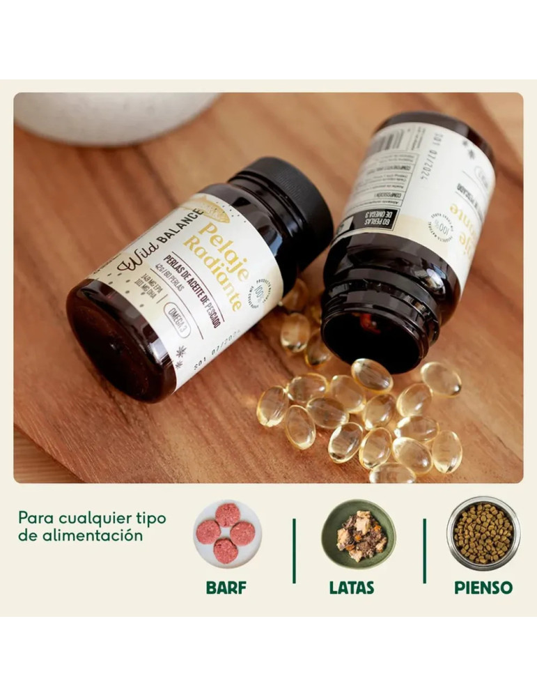 Wild Balance Pelaje Radiante Cápsulas Omega 3