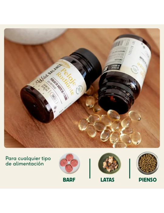 Wild Balance Pelaje Radiante Cápsulas Omega 3