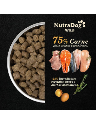 NutraDog Wild Pienso Natural Semihúmedo de Salmón y Pavo 2