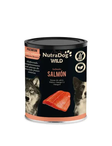 NutraDog Wild Premium Lata de Salmón