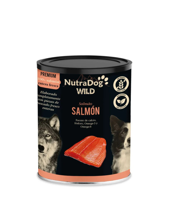 NutraDog Wild Premium Lata de Salmón