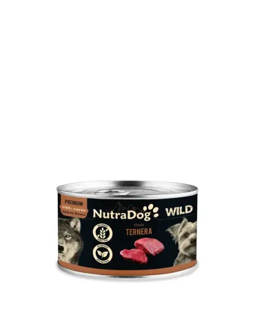 NutraDog Wild Premium Lata de Ternera