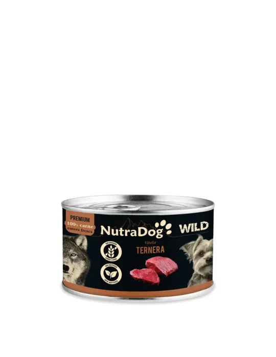 NutraDog Wild Premium Lata de Ternera