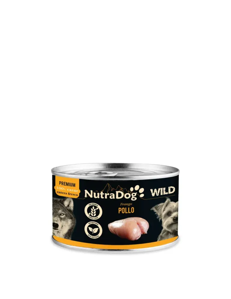NutraDog Wild Premium Lata de Pollo