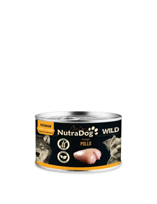 NutraDog Wild Premium Lata de Pollo