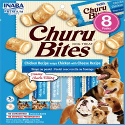 Churu Bites Snack de Pollo con Queso (8x12g)
