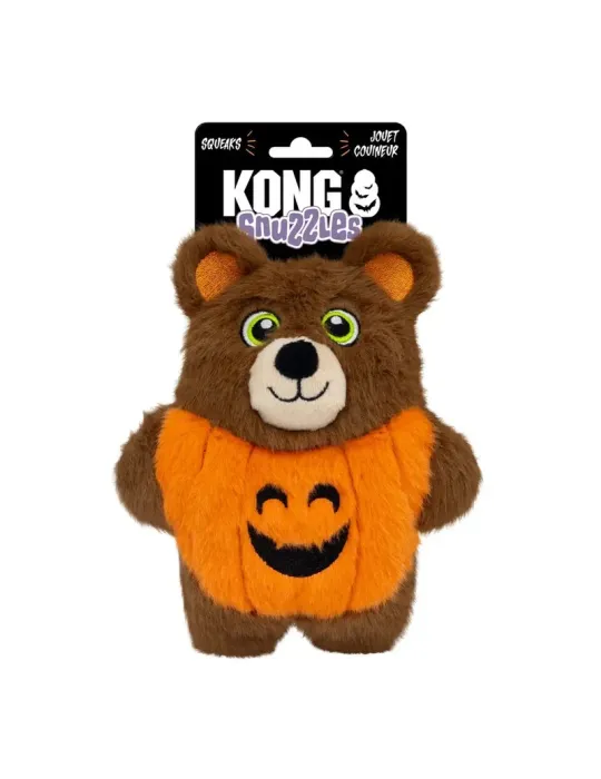 KONG Peluche Halloween Snuzzles Oso Calabaza — kONG Halloween Snuzzles Pumpkin Bear, juguete de peluche para perros