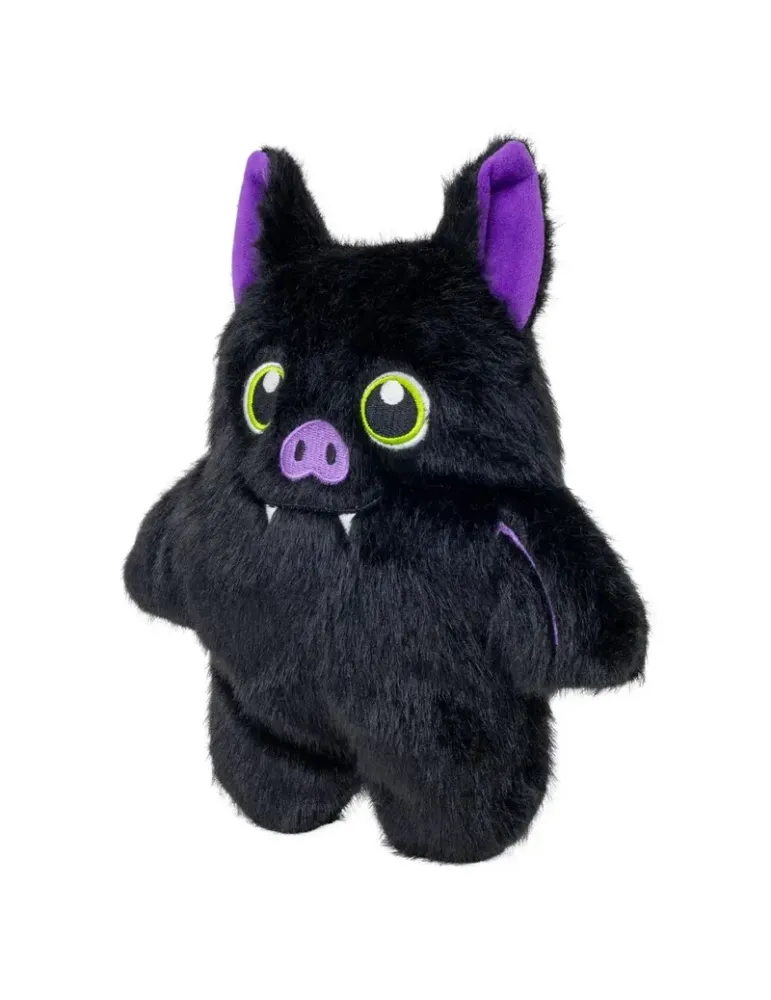 KONG Peluche Halloween Snuzzles Murciélago — vista lateral del juguete KONG Halloween Snuzzles Bat para perros