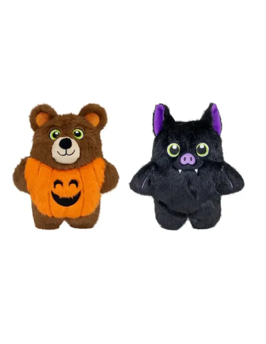 KONG Peluche Halloween Snuzzles Murciélago — juguetes para perros KONG Halloween Snuzzles Pumpkin Bear y Bat