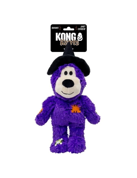 Kong Halloween Wild Knots Witch Bear Purple