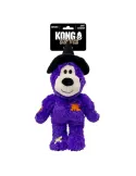 KONG Peluche Halloween Wild Knots Oso Bruja Morado — juguete de Halloween