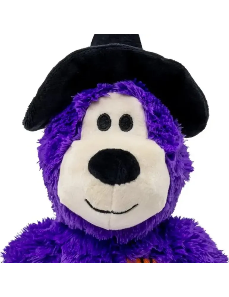 KONG Peluche Halloween Wild Knots Oso Bruja Morado — juguete de Halloween