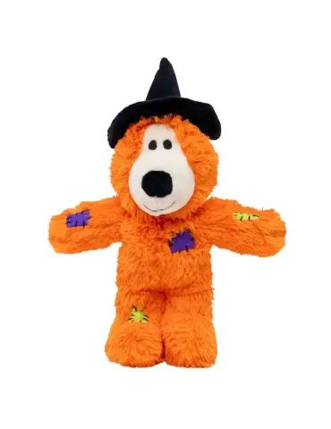 KONG Peluche Halloween Wild Knots Oso Bruja Naranja — juguete de Halloween
